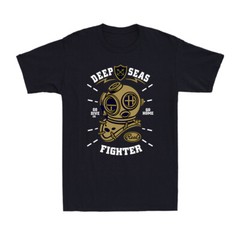 Deep Seas Fighter Ocean Diver Scuba Diving Lovers Funny Gift Men’s T-Shirt