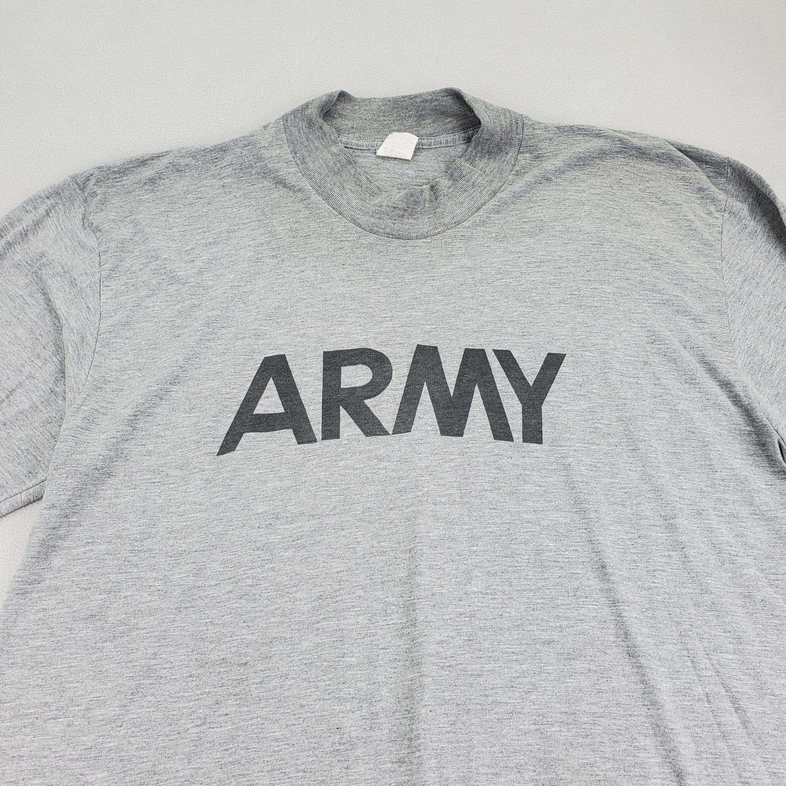 VTG Official Reflective Army Logo Shirt Mens XL Gray Long Sleeve USA AKWA Tek gallery