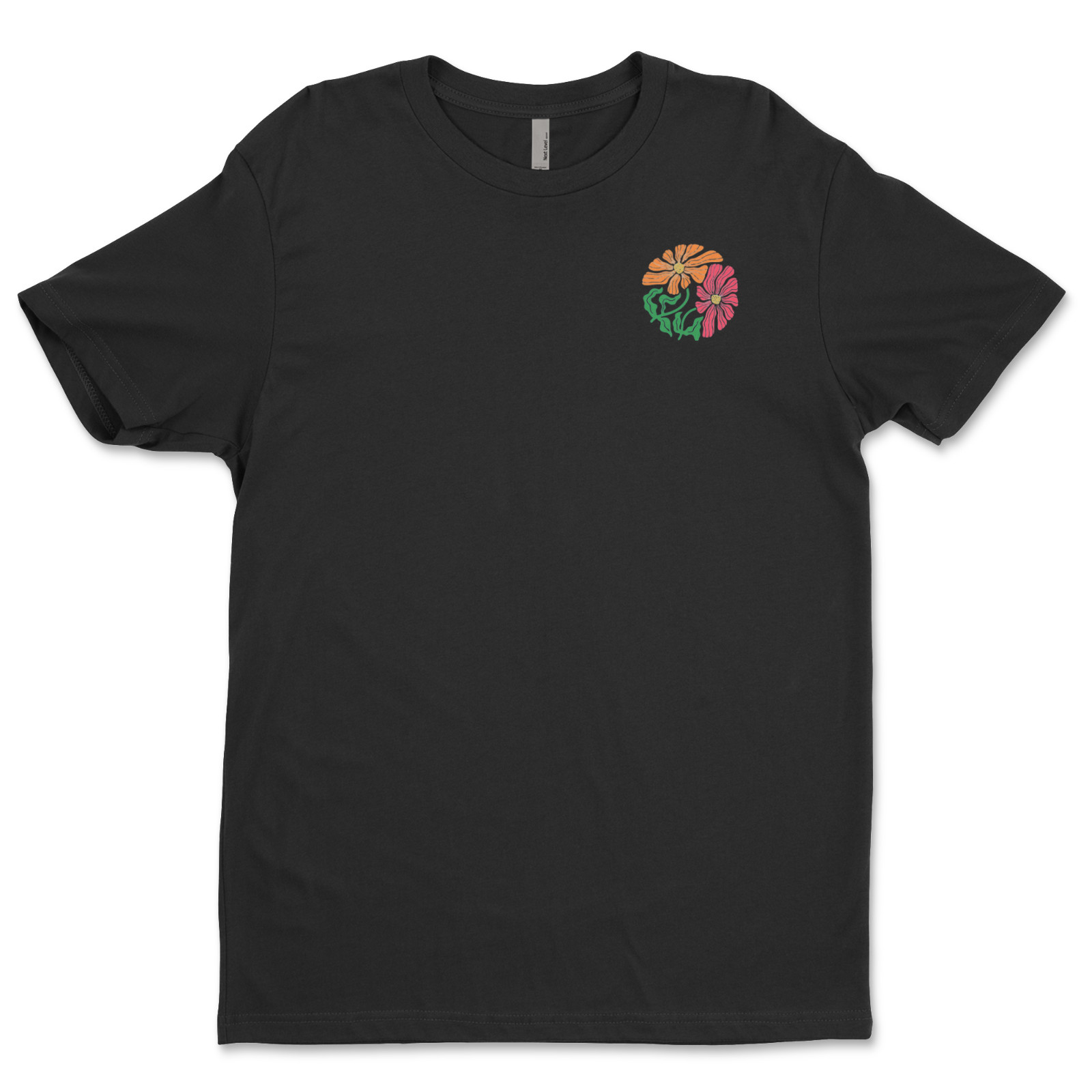 DTF flowers/ Custom Unisex Soft Style T-Shirts, Next Level- Cotton gallery