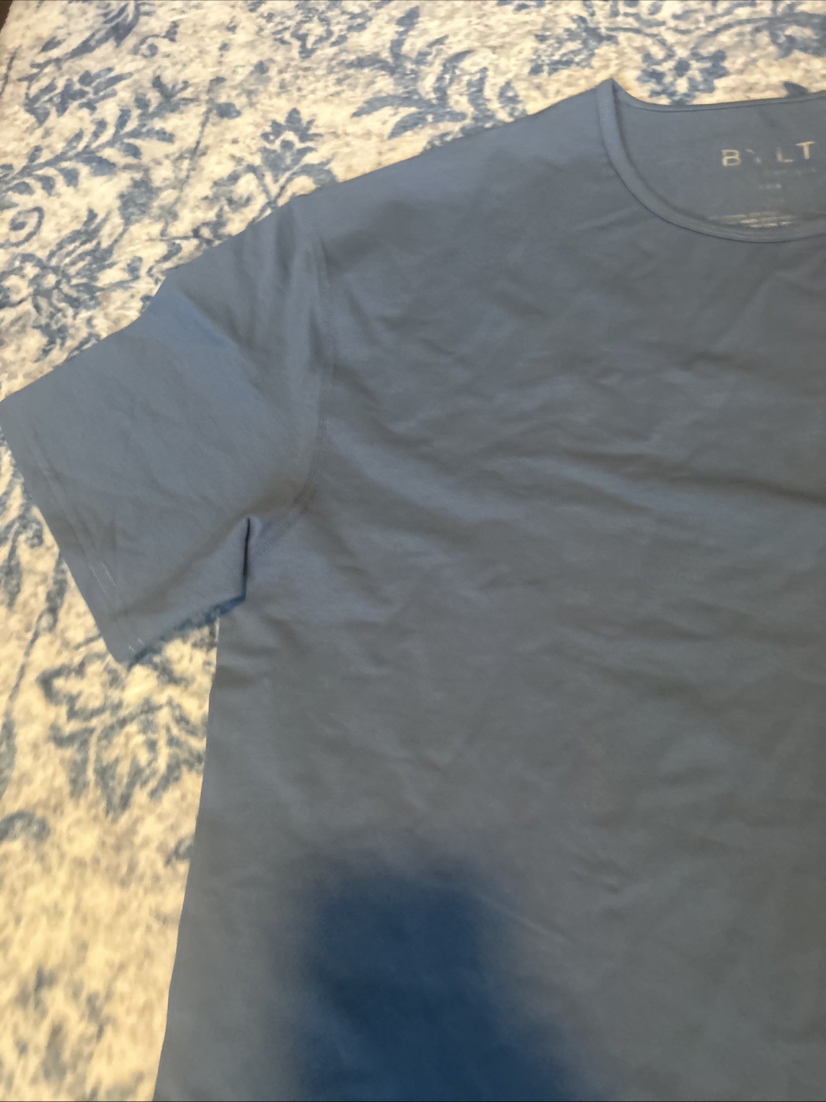BYLT Premium Basics Drop-Cut Lux T-Shirt Blue Size XL NWT gallery