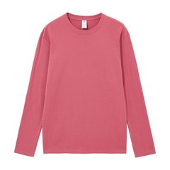 2026 Brand New Combed Compactall Cotton Heavy Round Neck Solid Color