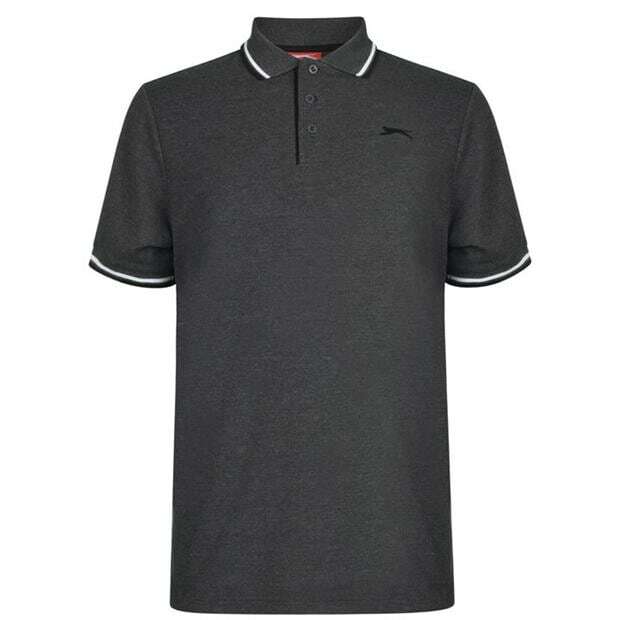 SLAZENGER POLO SHIRT T SHIRT PIQUE GOLF TENNIS S M L XL XXL 2XL 3XL 4XL gallery