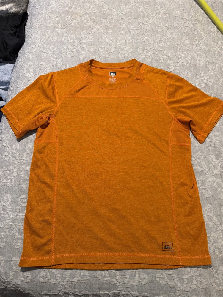 Rei rusty orange short sleeve micro fiber crew neck tee