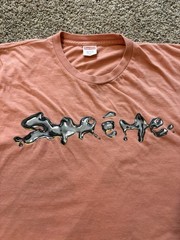 Supreme Liquid Metal Tee Terra Cotta FALL/WINTER 2018 Men’s Size Medium USA