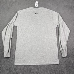 BTS Arirang Target Exclusive Long Sleeve Shirt Mens M Gray NEW