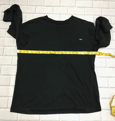 Chubbies T-Shirt Size Large Long Sleeve The Weekend has Arrived Pocket Black