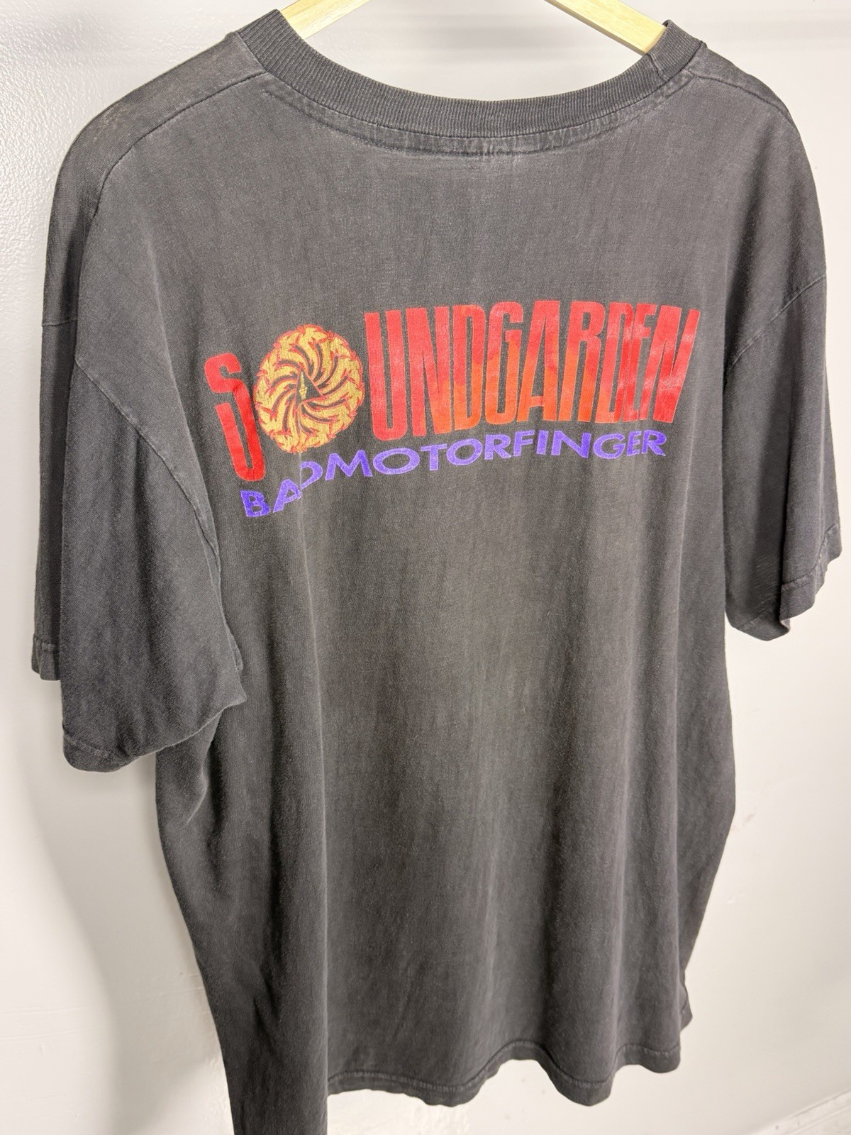 Soundgarden 'Bad Motorfinger' T-Shirt Vintage 90's, XL gallery