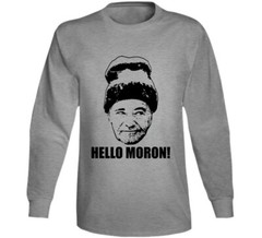 Grumpy Old Men Quote Hello Moron T Shirt