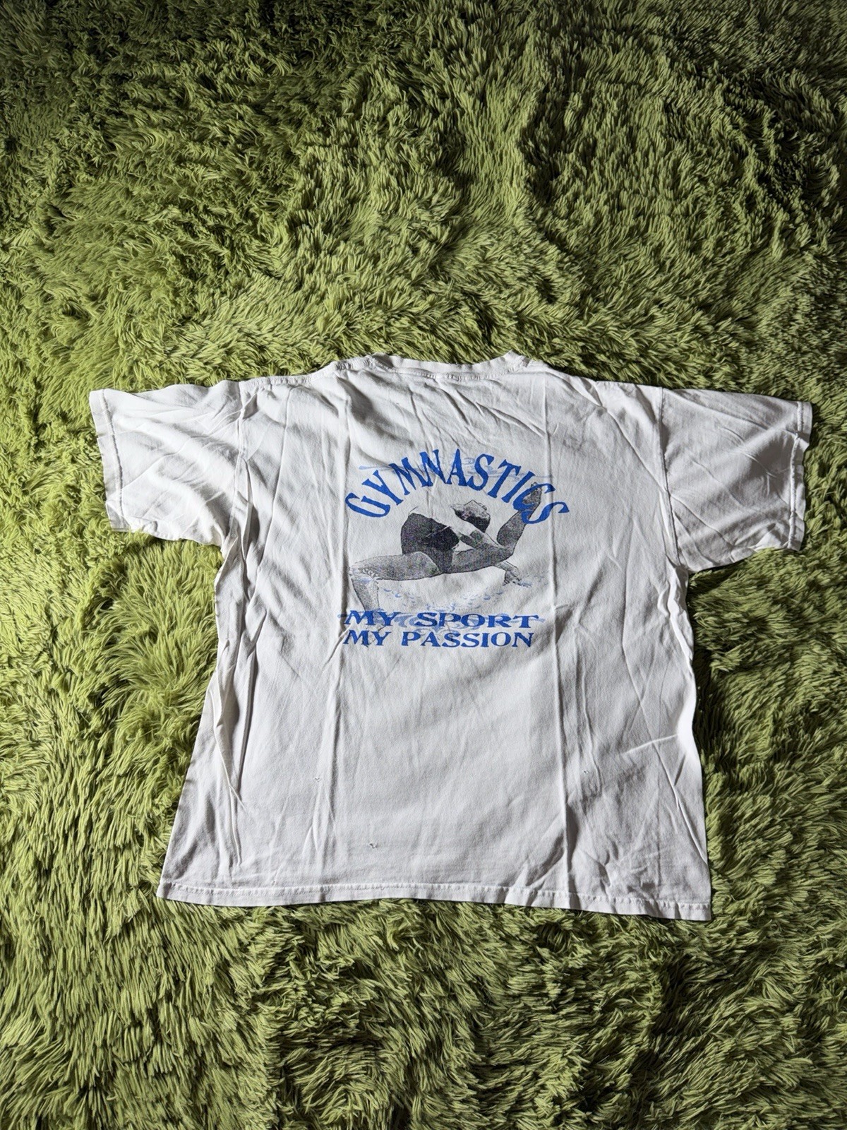 Vintage Dicks Sporting Goods “Gymnastics Is My Passion” Graphic T-shirt Size XL! gallery