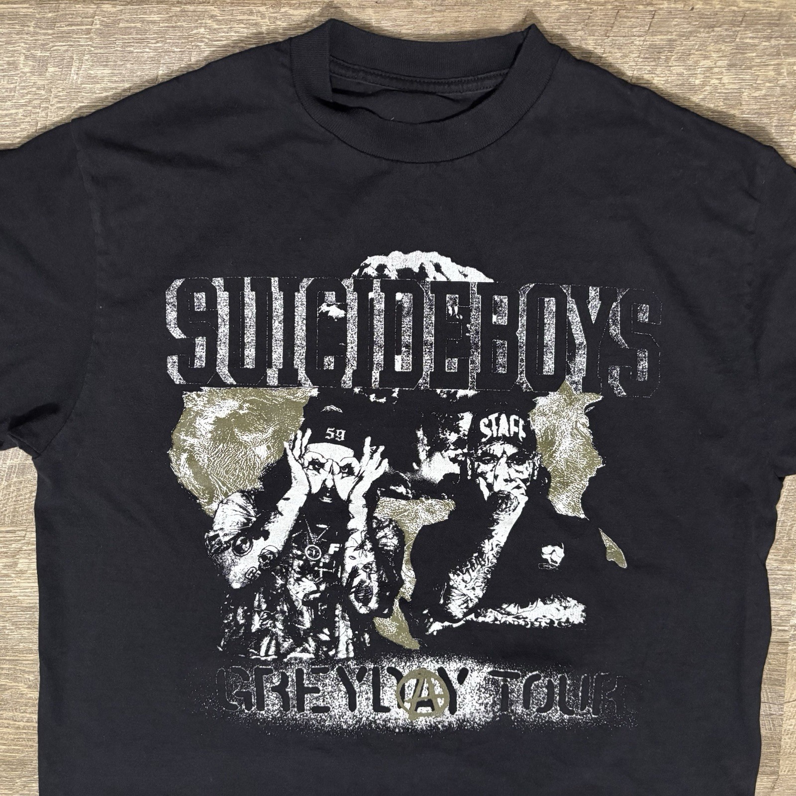 SUICIDE BOYS Tour Shirt Men's M Grey Day $uicideboy$ Official Merch G59 FLAW gallery