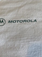 VTG Motorola Cell Phone Computer Promo Shirt 90s Nextel Internet Tech XL Stains