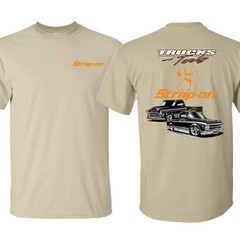 Trucks and tools T-Shirt, Snap-on 100% Cotton Double Sides T-shirt, Hardworking