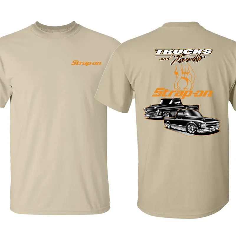 Trucks and tools T-Shirt, Snap-on 100% Cotton Double Sides T-shirt, Hardworking gallery