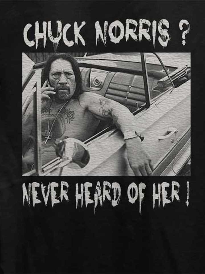 Collection Never Heard Of Her Chuck Norris For Fan T-shirt S to 5XL 2F1988 gallery