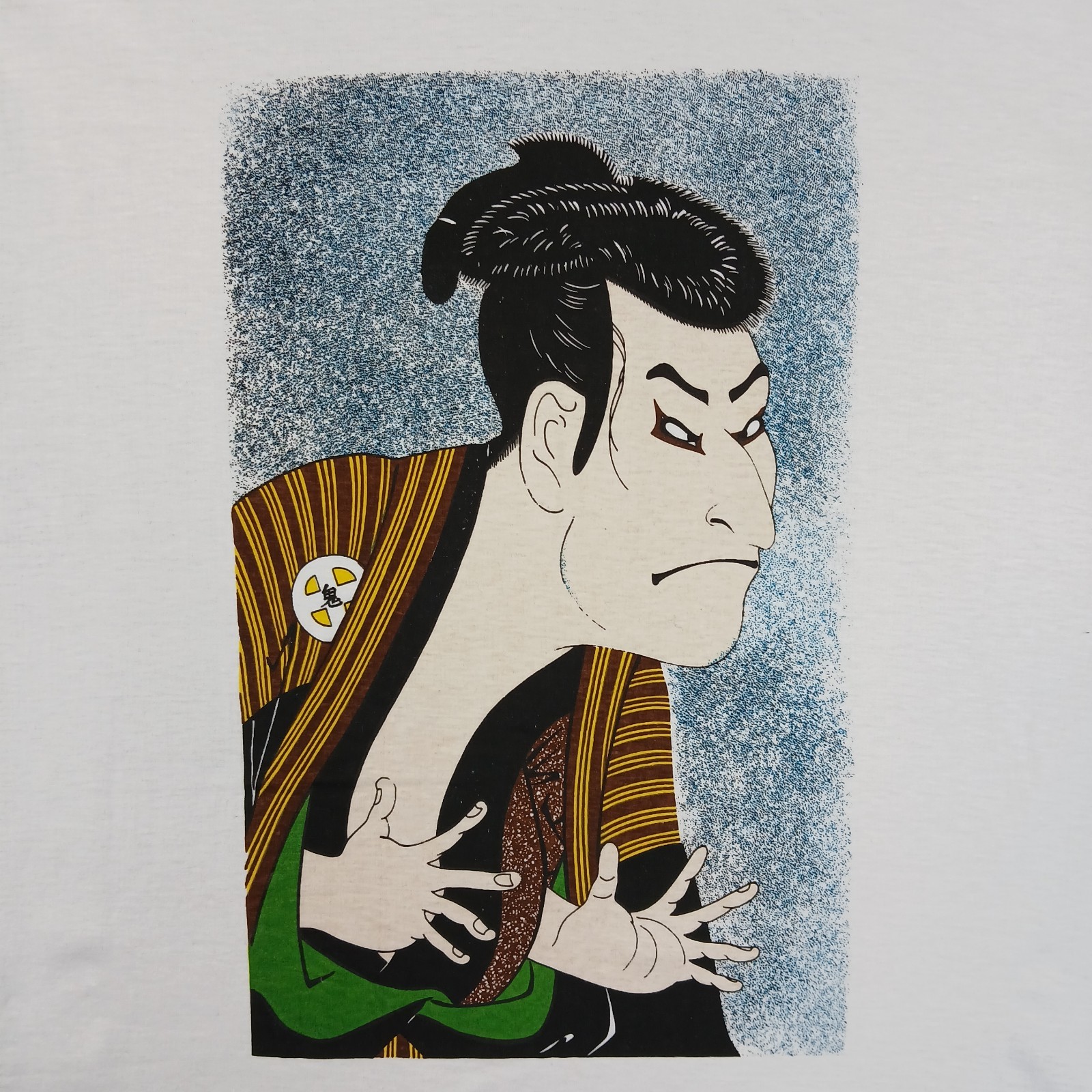 VTG Kabuki Sharaku Small Mens T Shirt Single Stitch Boxy Drop Shoulder 21x28 gallery
