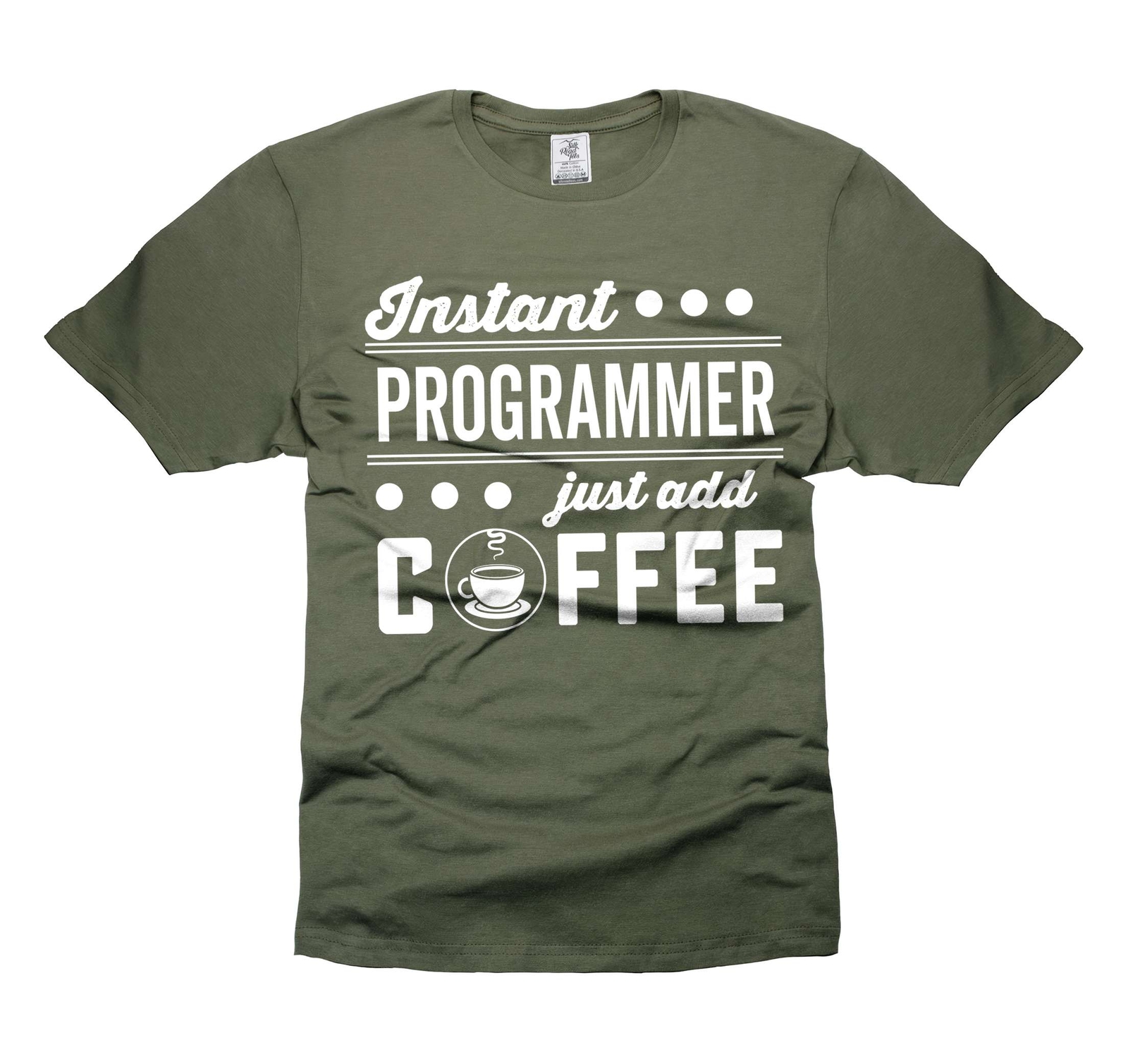 Instant Programmer Just Add Coffee Shirt Funny Programmer Software Engineer Tee gallery