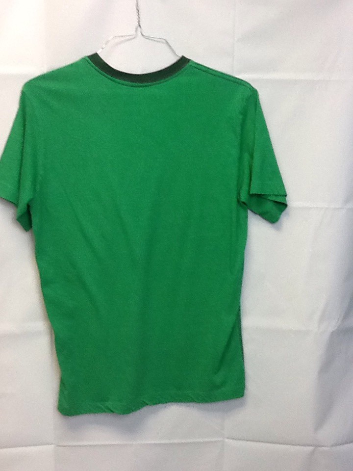 Skully Green American Defenders Front Graphic Short Sleeve T Shirt Mens Small* gallery