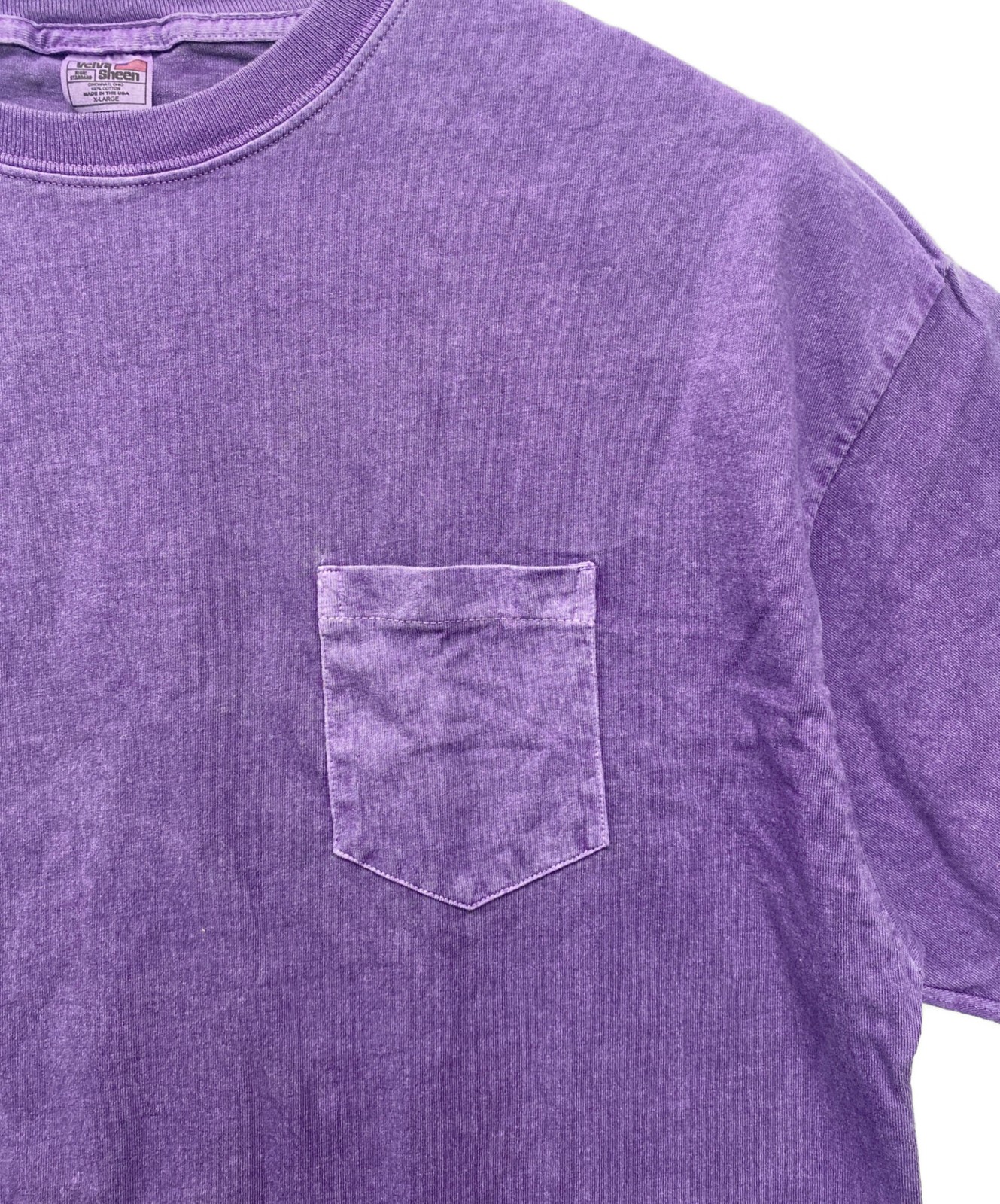 velva sheen × HIGH!STANDARD Short-sleeved cut and sew Size: XL Purple Men gallery