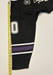 Deep Dark And Dangerous Truth DDD Hockey Jersey Large Black And Purple