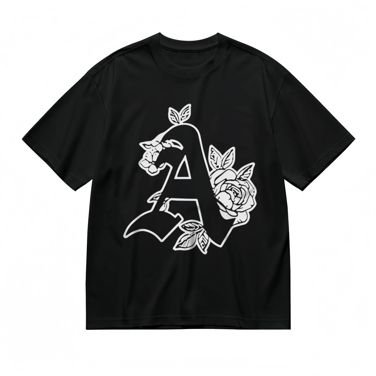Men's Comfy Breathable Slight Stretch Classic T-Shirt A Design Floral Print Tee gallery