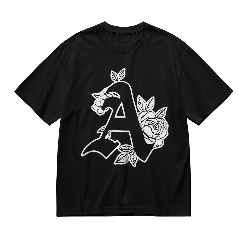 Men’s Comfy Breathable Slight Stretch Classic T-Shirt A Design Floral Print Tee