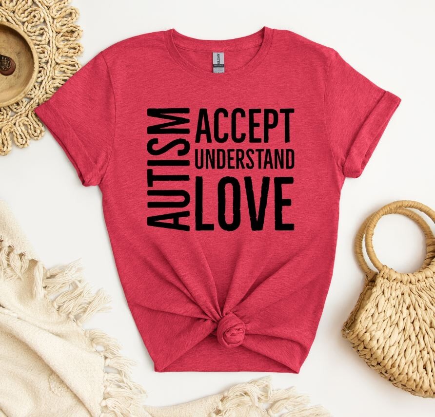 Unisex Graphic Tee, Autism Accept Understand Love Shirt, Unisex Shirt gallery