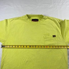 Riggs Workwear by Wrangler Utility Pocket T-Shirt XL Yellow Short Sleeve Pocket