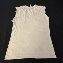 Cardboard Robot Sleeveless T Shirt Size Large Watch for Rattlesnakes Cut Off