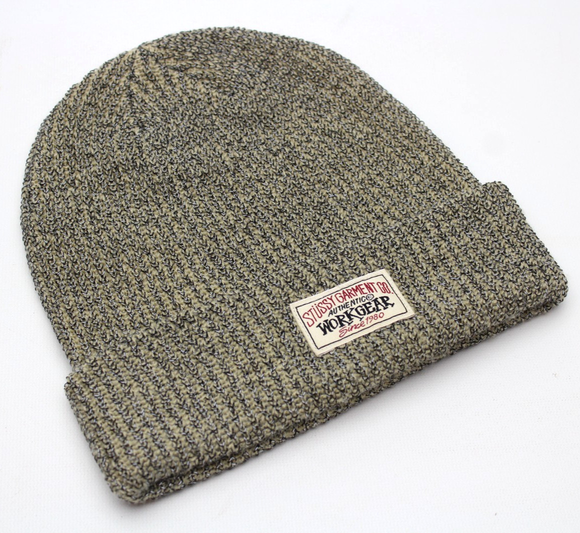 2024 STUSSY JAPAN ~REFLECTIVE~ CUFF BEANIE head/gear/knit/logo/tour/intl/work/ss gallery