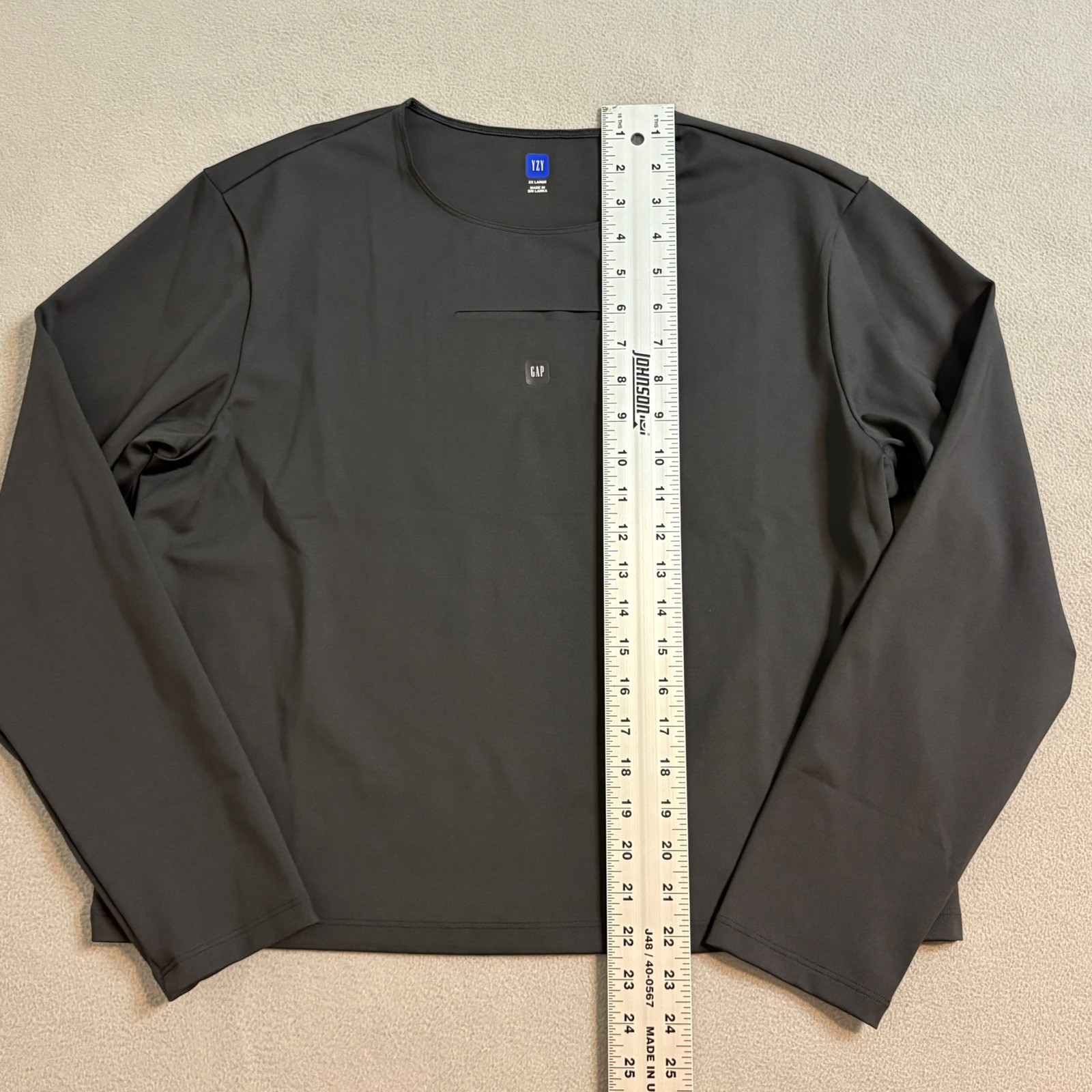 Yeezy Gap Engineered by Balenciaga Long-sleeve Second Skin Shirt Size XXL gallery