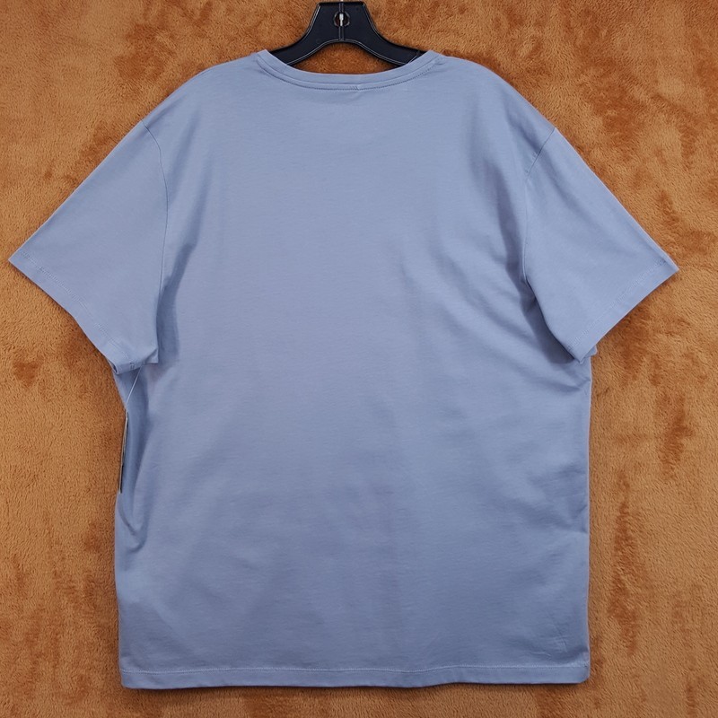 BLOOMINGDALES Shirt Mens XL Grey Pullover Crew Short Sleeve 100% Supima Cotton gallery