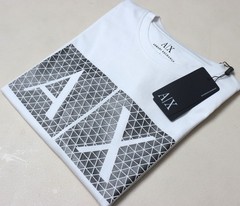 Armani Exchange Men’s Triangulation Crew Neck T-Shirt