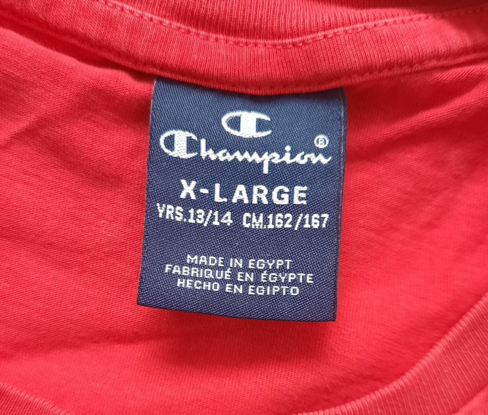* Champion T-Shirt * Mens * Size 164 * Color Red * gallery