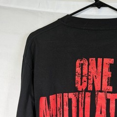Motionless In White Slaughterhouse One Mutilation Under God Long Sleeve Tee Sz L