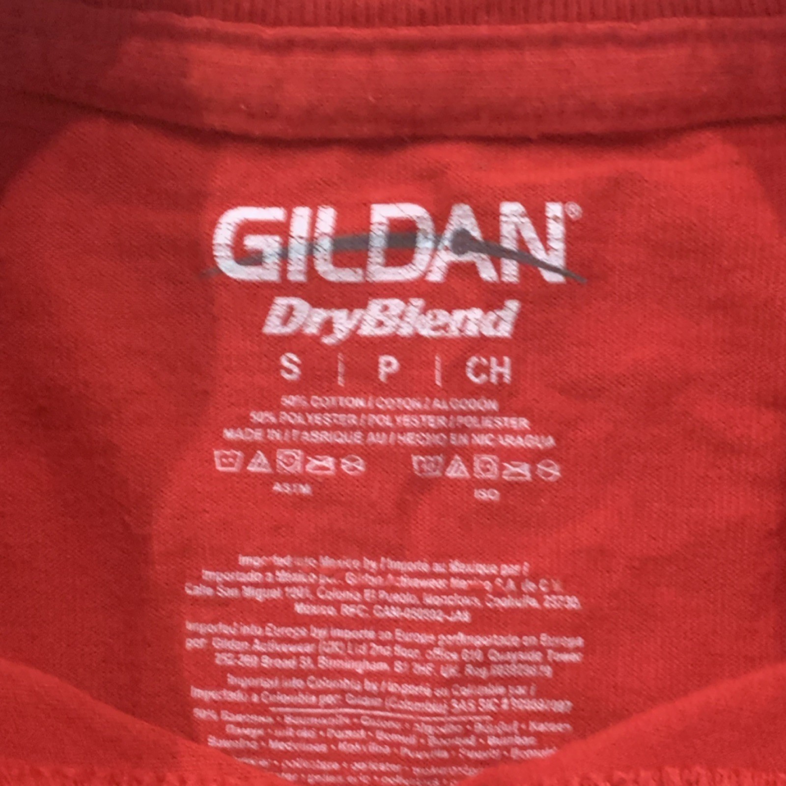 Gildan DryBlend Edgerton High Club de Español Holy Guacamole Red T-Shirt S gallery