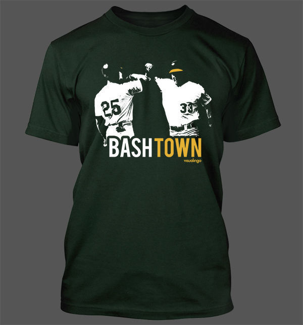 Bash Town T-Shirt – Oakland Athletics A’s Baseball Bash Brothers Canseco McGwire