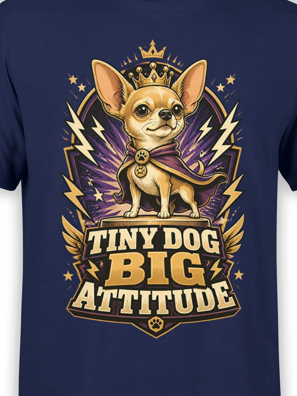 Big Attitude Chihuahua Dog T-Shirt | Unisex gallery