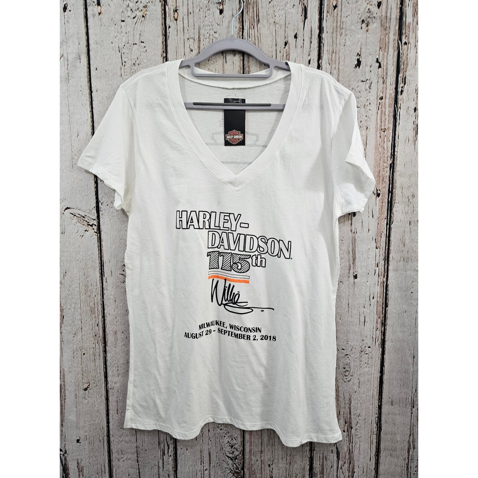 Harley Davidson 115th Anniversary Milwaukee Willie G Graphic T Shirt Women’s M