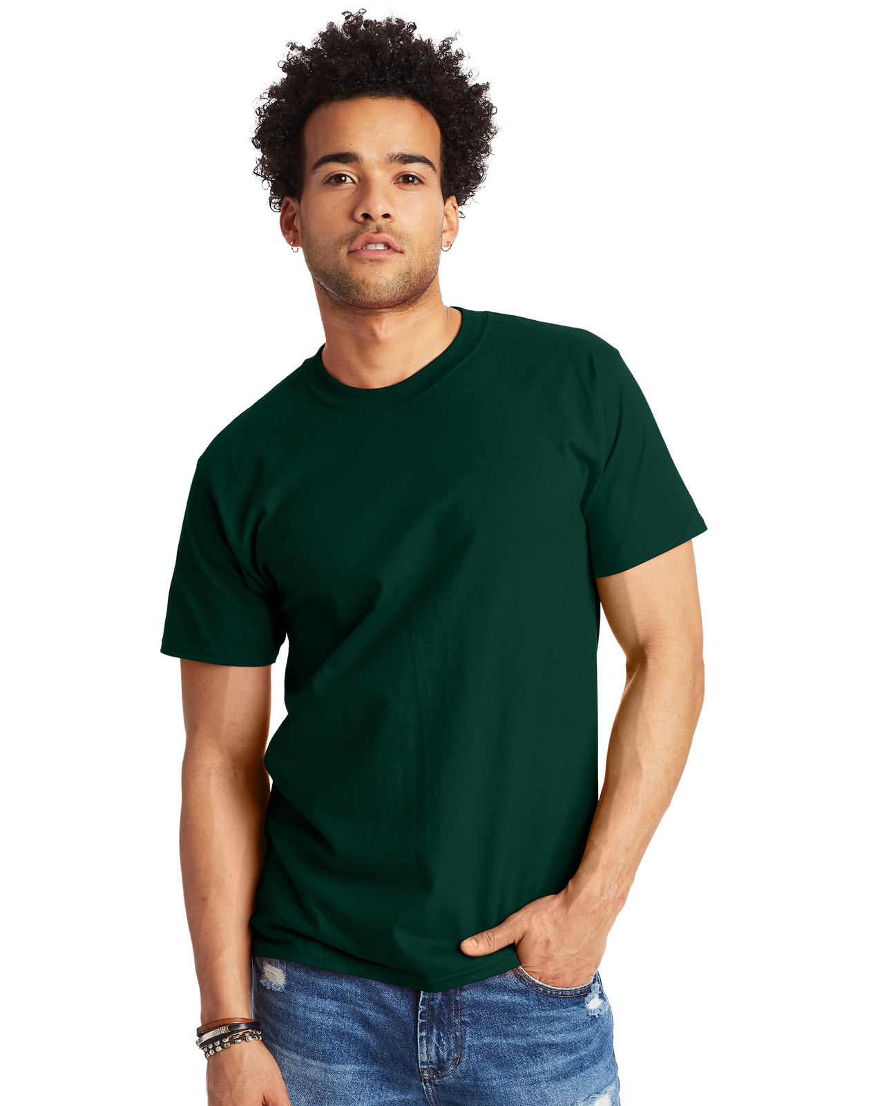Hanes Beefy-T Unisex Heavyweight Cotton T-Shirt (Big & Tall Sizes Available) gallery