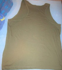 Classic Boxer Style Men’s Tank Top – DUTY FREE – Dark Olive / Army Green – Size 52/54