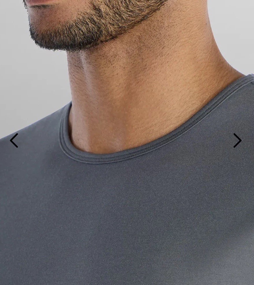 BYLT Signature Basics Men's S/S Blend, Size Medium Drop Cut Shirt NWT Dusty Teal gallery