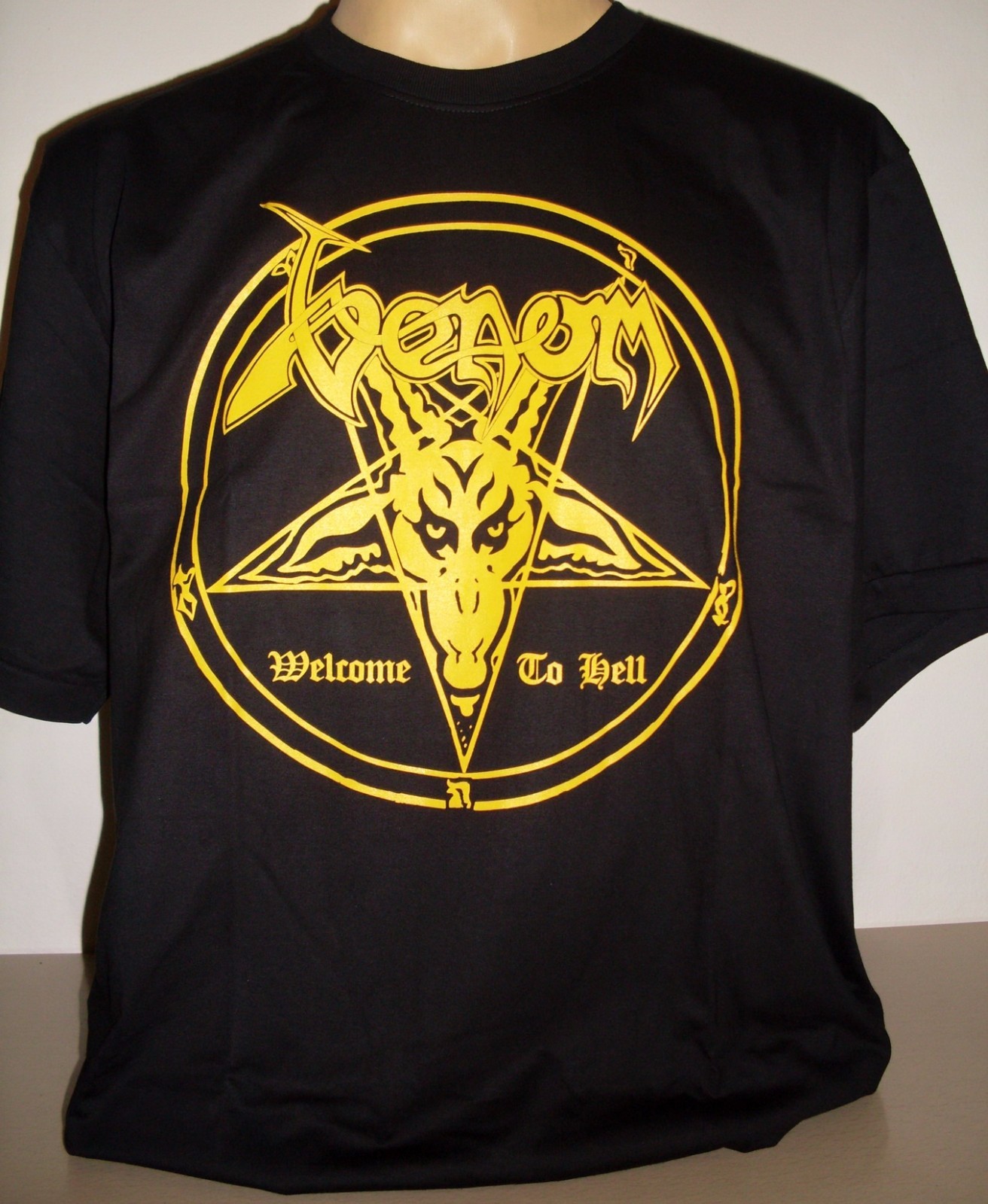 Venom Welcome To Hell T-Shirt Size S M L XL 2XL 3XL Black Metal Band XXL XXXL gallery