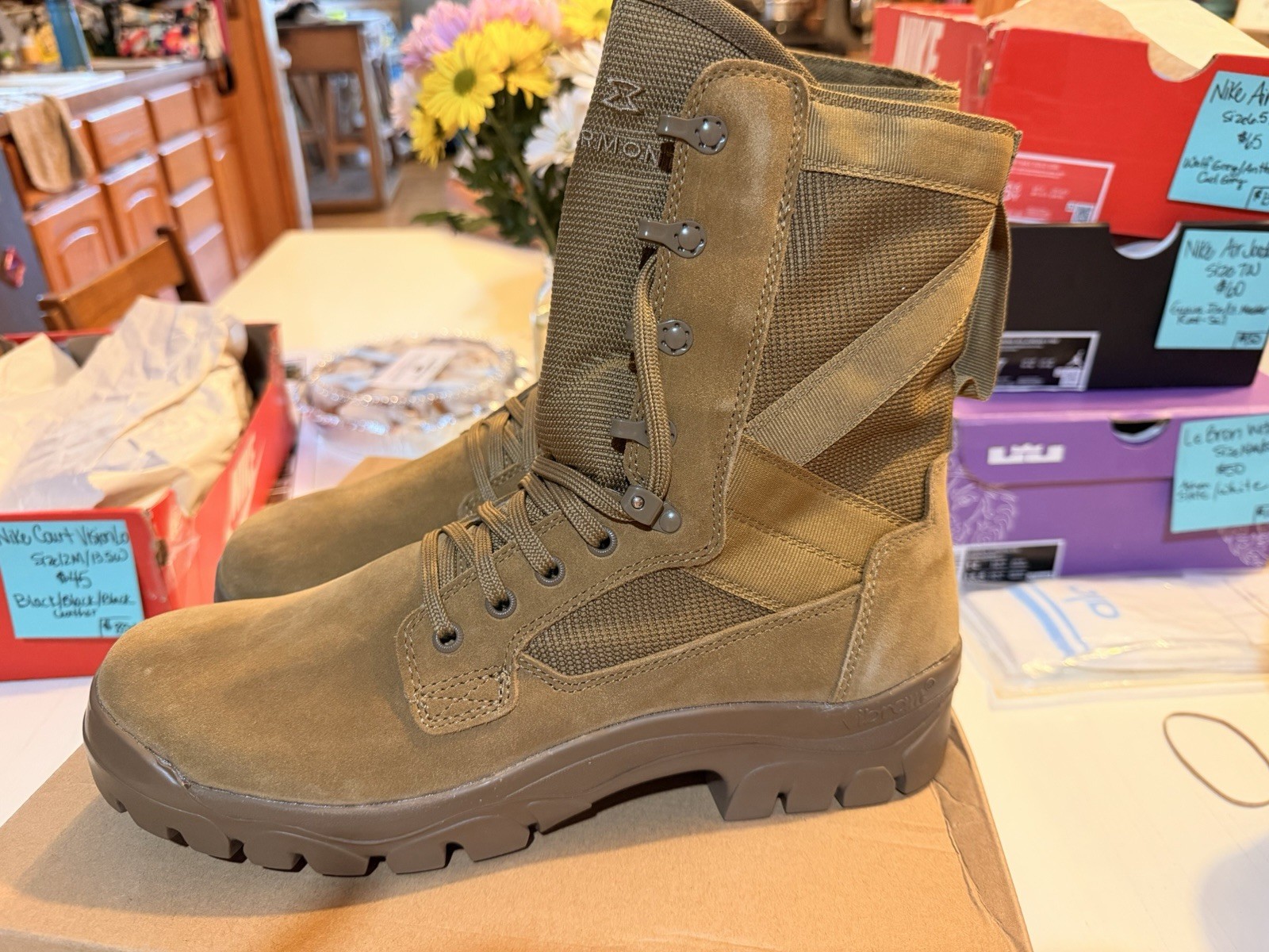Garmont Tactical T8 Bifida Coyote MultiTerrain Tactical Boot Size 12.5 M New