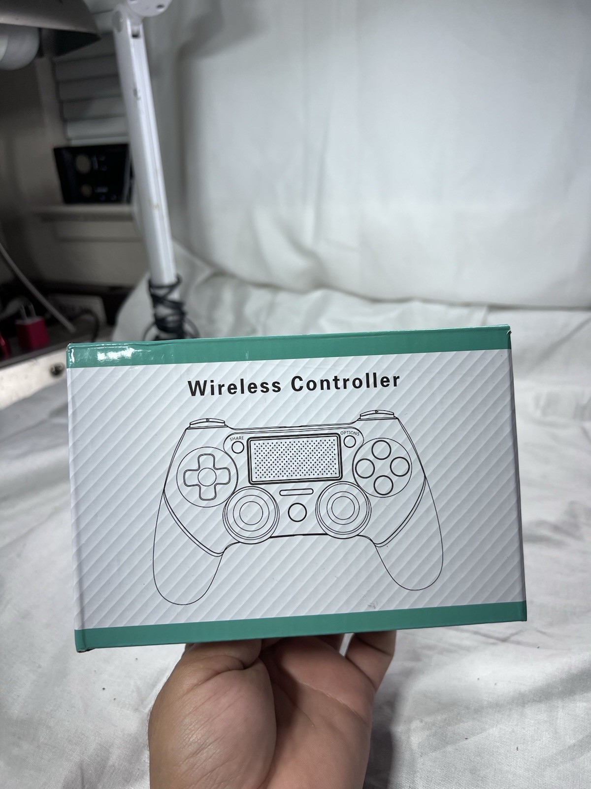 Wireless Controller for PS4, Wired P-4 Pro Controller with Paddles, Black P-4