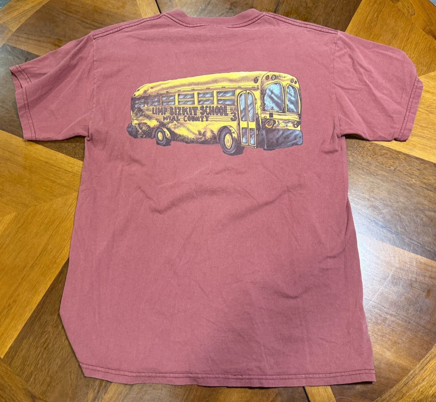 Vintage Limp Bizkit heads School Bus Mens L T-Shirt Band Nu Metal 90s 00s gallery