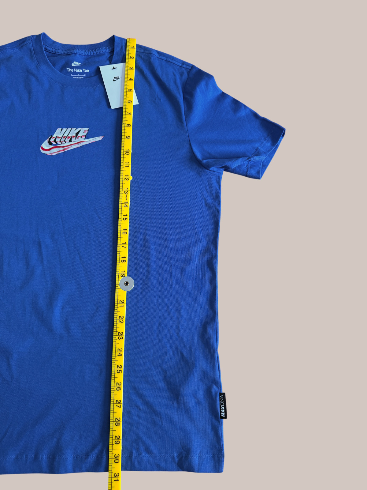 Nike Sportswear Men's T-Shirt Royal Blue Swoosh Cotton Size Large New gallery