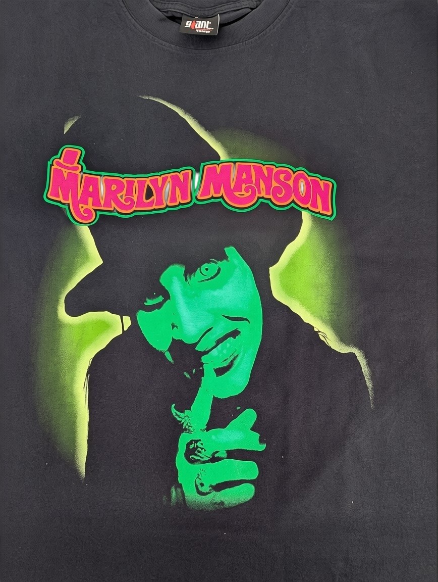 MARILYN MANSON - Smells Like Children Giant Vintage T-shirt ~Never Worn~L XL 2XL gallery