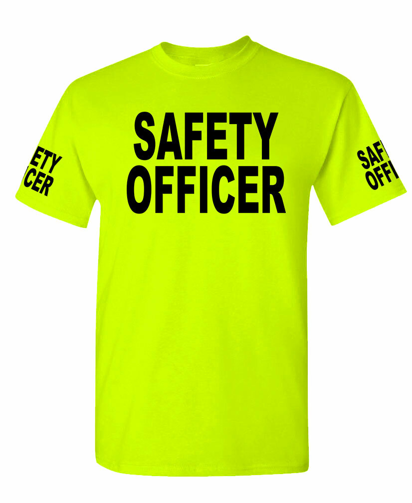 Safety Officer high visibility Tee T shirt gallery
