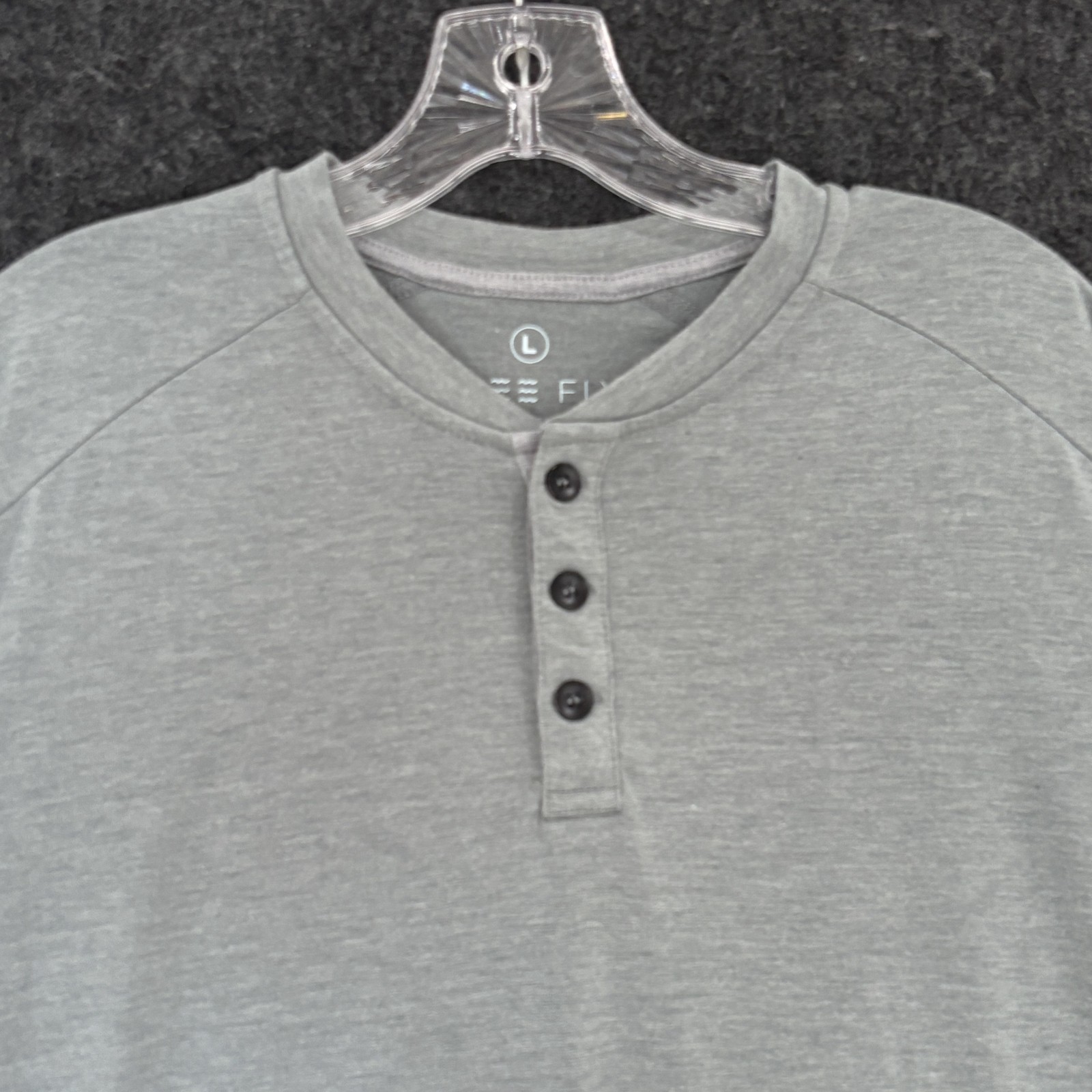 Free Fly Bamboo Flex Henley Shirt Men's Large Gray Green Bamboo Blend Soft gallery