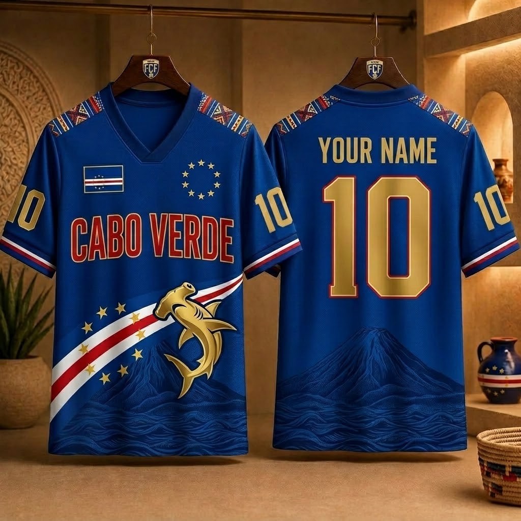 Cape Verde Soccer Jersey Personalized Name Number Men Women S-5XL gallery